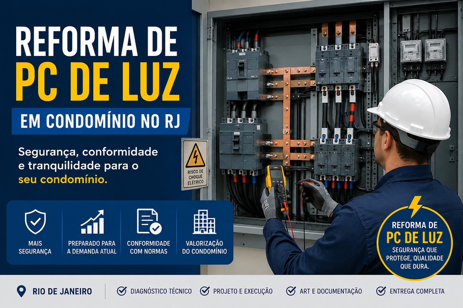 Reforma de PC de Luz no RJ