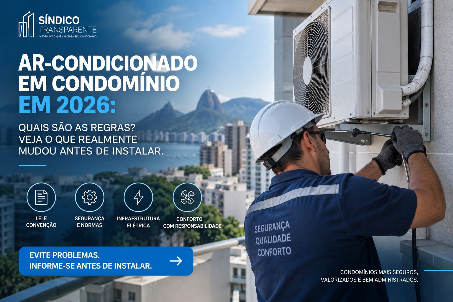 instalação de ar-condicionado condomínio